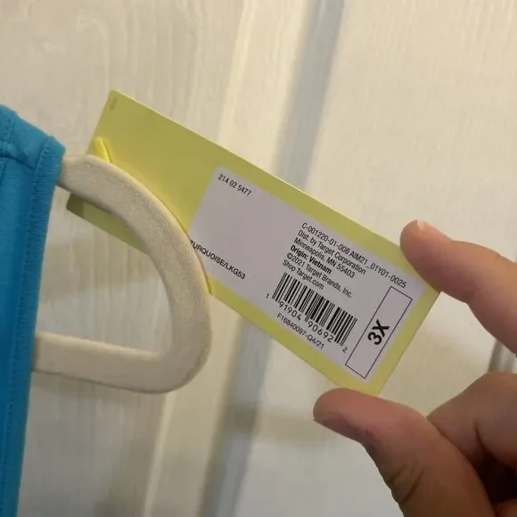 All In Motion Women’s Plus 3X Racerback Tank Top Turquoise Blue NWT Activewear - Picture 5 of 16